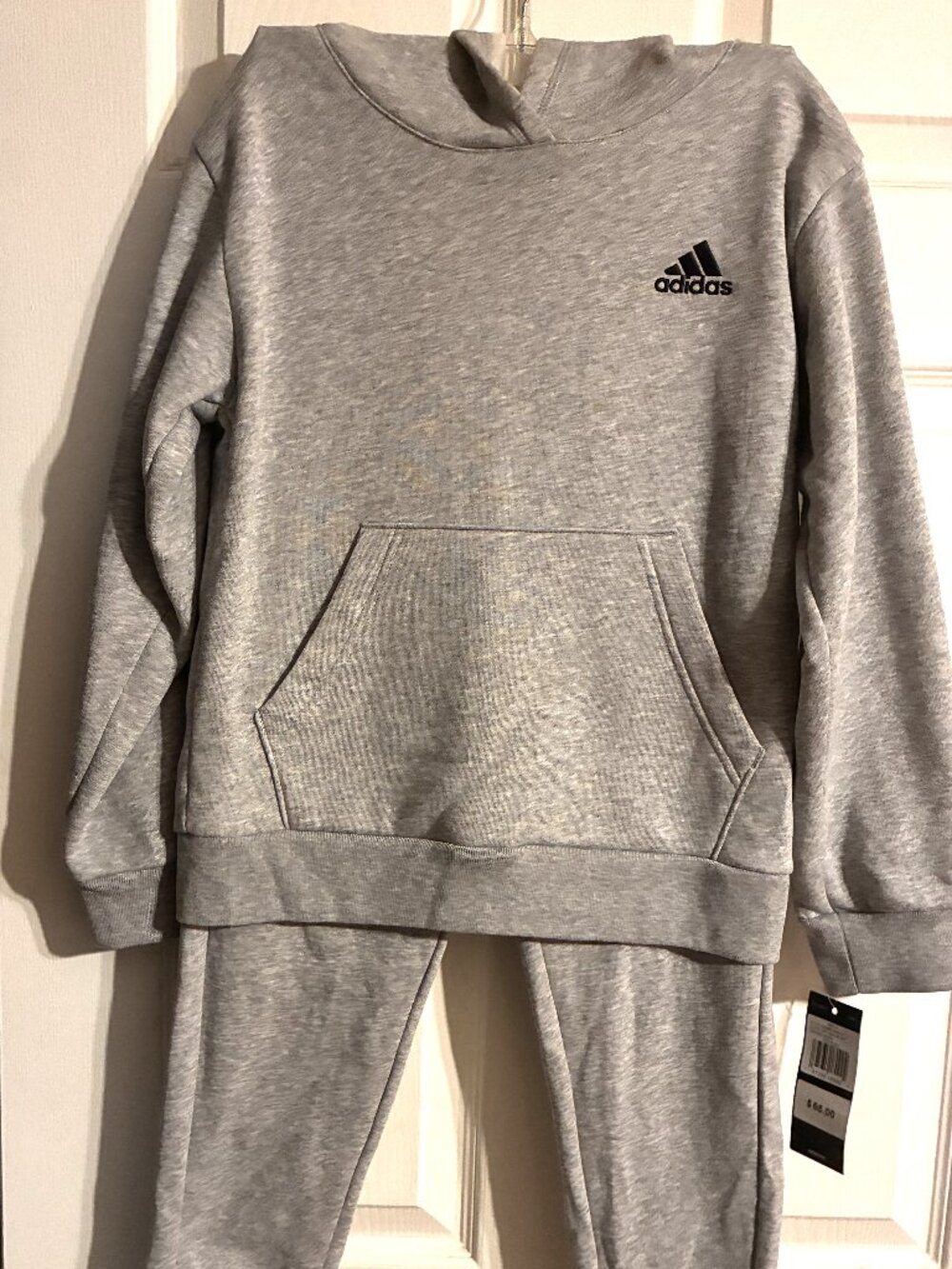 Adidas Kids Unisex 2-Piece Fleece Hoodie & Joggers Set NWT